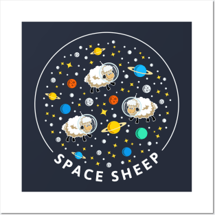 Space Sheep Posters and Art